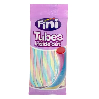 Жевательный мармелад Fini Tubes Радужные палочки 80 г