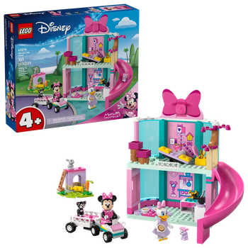 Zestaw klocków LEGO Disney Hotel dla zwierząt Minnie 161 element (43274)