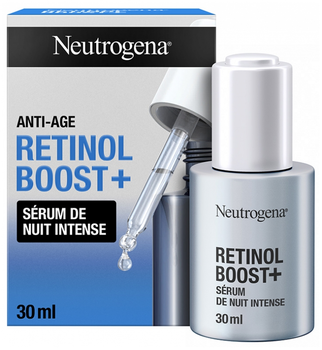 Serum do twarzy Neutrogena Retinol Boost+ przeciwzmarszczkowe na noc 30 ml (3574661780511)