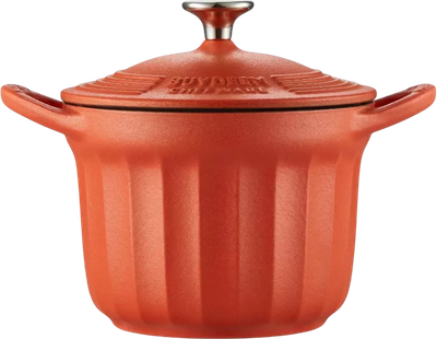 Garnek do gotowania gęsi Buydeem żeliwny emaliowany Koi Red 1.8 l (6950386610147)