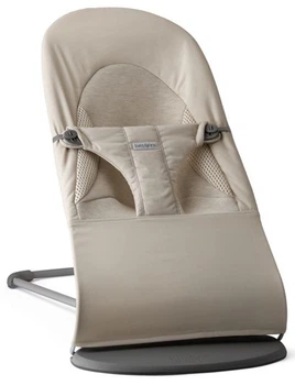 Шезлонг для немовлят BabyBjorn BALANSE SOFT Woven/Jersey Tri Fabric Sand Grey