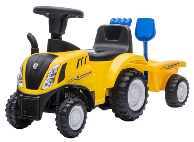 Толокар Lean Cars Трактор New Holland 658T Жовтий (5904204757102)
