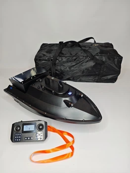 Карповый Кораблик для рыбалки Flytec D12 однобункерный 12v 28000mAh чёрный