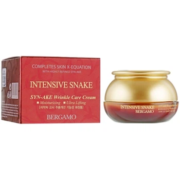 Антивіковий крем для обличчя з зміїною отрутою BERGAMO Intensive Snake SYN-AKE Wrinkle Care Cream 50 г (8809180018247)