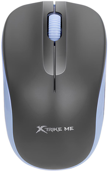 Миша XTRIKE ME GW-116 Wireless Gray/Blue (GW-116GY)