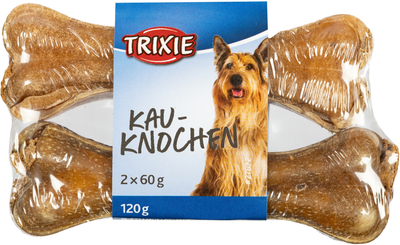 Лакомства для собак Trixie 27622 Кость прессованная с рубцом 12 см 60 г 2 шт (4011905276229)