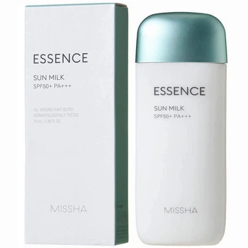 Солнцезащитная эссенция для лица Missha All-around Safe Block Essence Sun Milk SPF50+/PA+++ 70 мл (8809581452329)