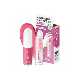 Вельветовый тинт для губ Amuse Powder velvet tint Set 08 Berry pop