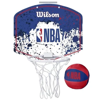Набор баскетбольный Wilson NBA TEAM MINI HOOP NBA RWB WTBA1302NBARD