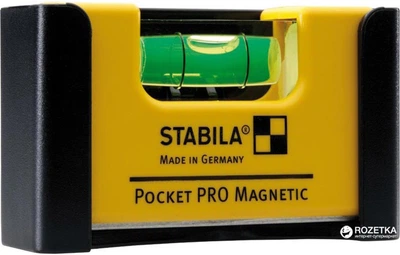 Рівень міні Stabila Type Pocket Pro Magnetic магнітний 70 х 20 х 40 мм (17953st)