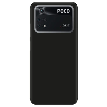 Чохол для Xiaomi Poco M4 Pro 4G чорний матовий soft touch (18850050212450737)