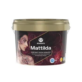 Краска для стен Eskaro Mattilda бархатисто-матовая моющаяся Белая 9.5 л