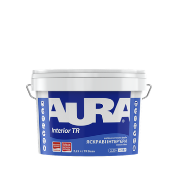 Краска для стен Aura Interior TR Прозрачная база 2,25 л (2,72 кг)
