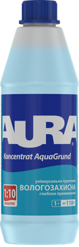 Грунтовка-концентрат Aura Aquagrund 1:10 влагозащитная 1 л