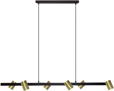 Підвісний світильник Light Prestige Snow 6xGU10 Black/Gold (LP-731/6L GD)