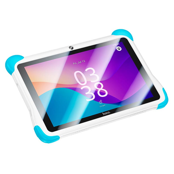 Планшет для дітей Hoco HI10 (Android 14, Wi-Fi 2.4G/5G, Bluetooth 5.0, дисплей 8", 4000 мАг) Білий-синій