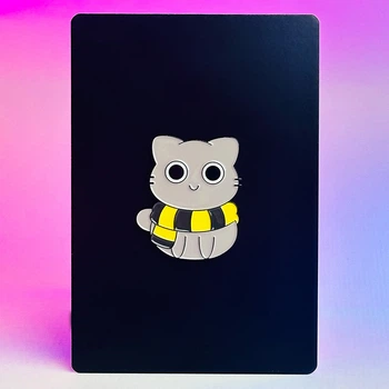 Значок пін Harry Potter (Hufflepuff Big Cat)