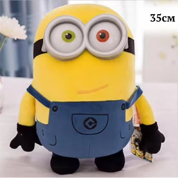 Мягкая игрушка обнимашка миньон Боб 35 см герой мультфильма гадкий я minions желтый (9107)