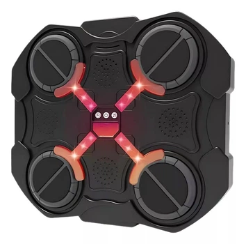 Детский тренажер для бокса с подсветкой музыкой и подключением Bluetooth Boxing Target Черный