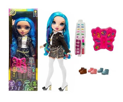 Велика лялька для дівчинки в модному одязі з аксесуарами Fashion doll 57 см Вид 6