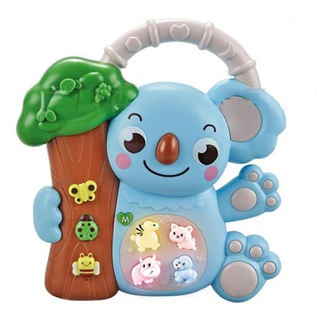 Интерактивная музыкальная игрушка для малышей WToys Коала Украинское озвучивание Голубой