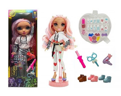 Велика лялька для дівчинки в модному одязі з аксесуарами Fashion doll 57 см Вид 4
