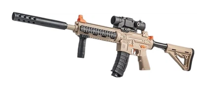 Игрушечный автомат Орбиган Orbeez gun М-416 стреляет орбизами на аккумуляторе Бежевый Вид 1