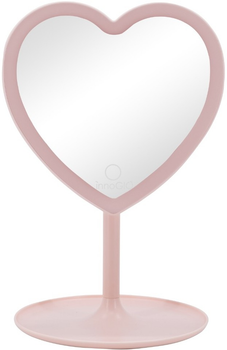Дзеркало косметичне Innogio GIOperfect Рожеве серце GIO-758HEART (5904405021583)