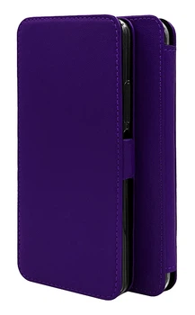 Чехол из натуральной кожи Logarm Genuine Leather PRO для Microsoft Lumia 535 Фиолетовый