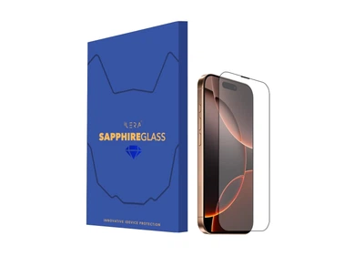 Защитное стекло iLera Sapphire Ultra+ Glass для iPhone 15 + iLera линзы на камеру Black
