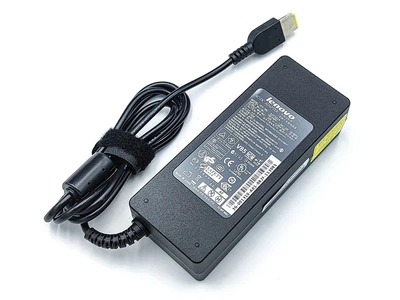 Блок живлення Lenovo 20V 4.5A 90W (USB+pin). HC. Роз'єм прямокутний жовтий (64299)