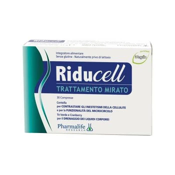 Дієтична добавка Riducell Редусел для виведення зайвої рідини "Дренаж та боротьба з целюлітом", 30 таб