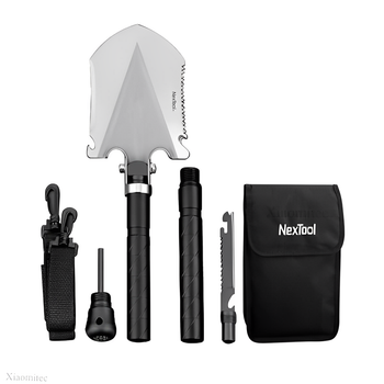 Лопата многофункциональная NexTool NE20013 складная мини-лопата на 10+ функций с сумкой-чехлом для переноски
