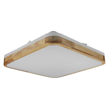 Стельовий LED світильник 60W з пультом Vestum з дерев'яним каркасом 3000К-6500К акація IP40 GLOW