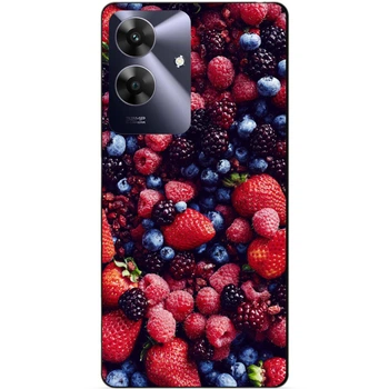 Чехол силиконовый бампер Candy для Realme Note 60 с рисунком Ягоды