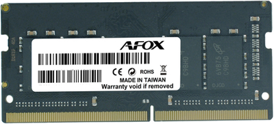 Оперативная память AFOX SO-DIMM DDR4-3200 32768MB PC4-25600 (AFSD432PX1P)