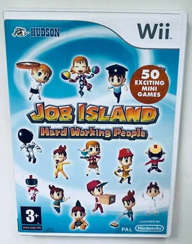 Job Island Hard Working People, английская версия - диск для Nintendo Wii, Б/У