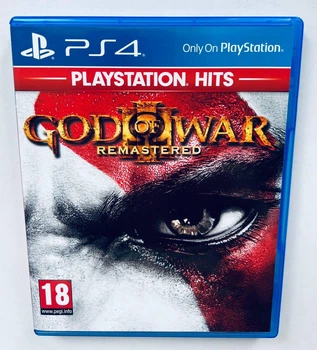 God of War III Remastered PlayStation Hits, английская версия - диск для PlayStation 4, Б/У