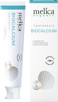 Зубная паста Melica Organic Biocalcium/Биокальций 100 мл (4770416004812)