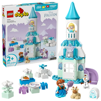 Zestaw klocków LEGO Duplo Przyjęcie w lodowym zamku Anny i Elzy 54 elementy (10455)