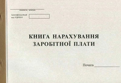 Книга нарахування заробітної плати 100 листів офсетна (R44162)