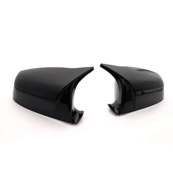 Накладки на дзеркала bmw f10 f11 f06 f07 f01 f02 (чорний глянець)