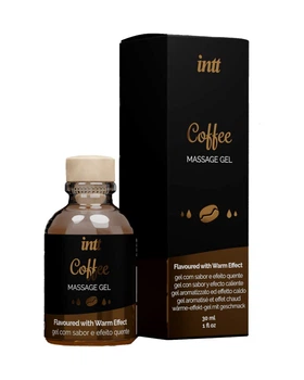Массажный гель для интимных зон Intt Coffee (30 мл) разогревающий