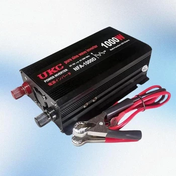 Автомобільний інвертор із чистим синусом UKC 1000W 12V-220V 4139