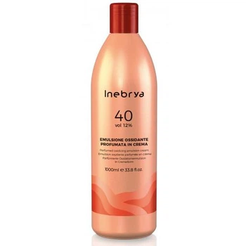 Парфюмированная окислительная эмульсия Inebrya Color Perfumed Oxidizing Emulsion Cream 40 Vol 12% для равномерного цвета окрашенных волос 1000 мл