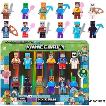 Набір фігурок жителі Minecraft фігурки 12 шт іграшкові герої