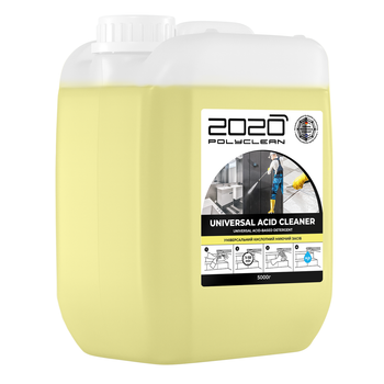 Універсальний кислотний миючий засіб 2020 Polyclean Universal acid cleaner 5 кг