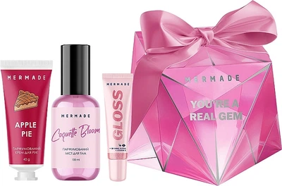 Діамантовий набір - Mermade Rose Shine (mist/100ml + h/cr/40ml + balm/15ml) (1451607-28391133)
