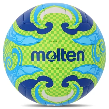 М'яч волейбольний пляжний Molten Beach Volleyball V5B1502 розмір №5 для вулиці (Outdoor) Blue-Green