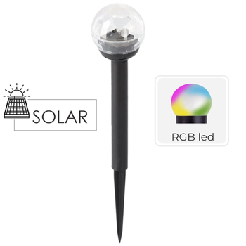 Садовый светильник на солнечной батарее GardenLine RGB LED (SOL9895)